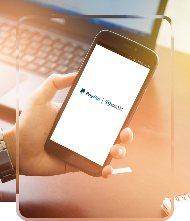 Diners Club - PayPal - Kako deluje