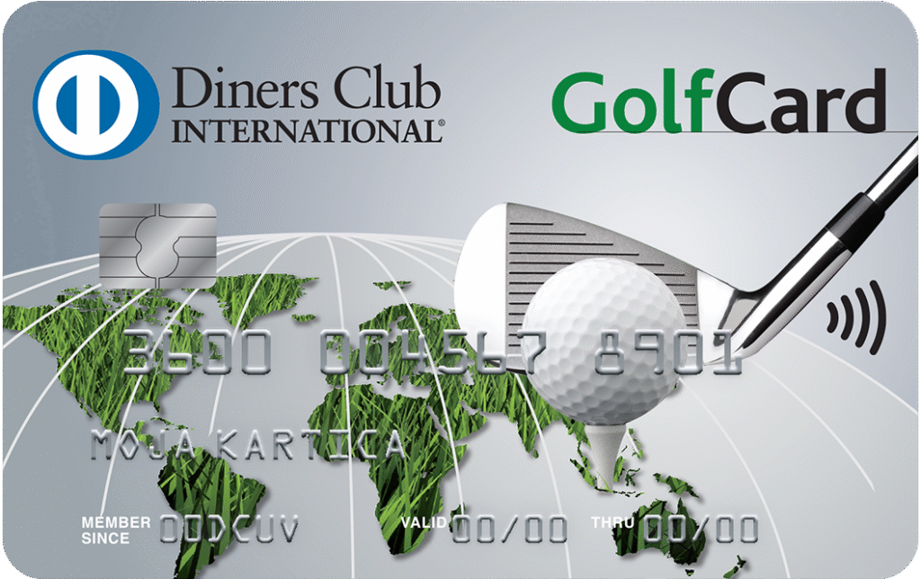 Diners Club Golf - stara kartica